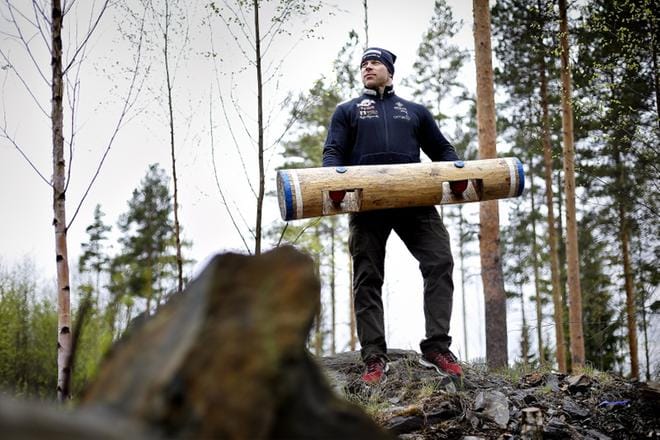 Rami Hietaniemen nimi Gladiaattoreissa on Häjy. Vahvuudet ohjelman kuvauksissa ovat ainakin voima, nopeus ja kestävyys. KUVAT: TOMI KOSONEN