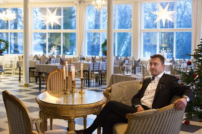 KPO:n toimitusjohtaja Kim Biskop on varsin tyytyväinen jo jonkin aikaa toimineeseen Villa Sandvikeniin. KUVA: MINNA ANTILA