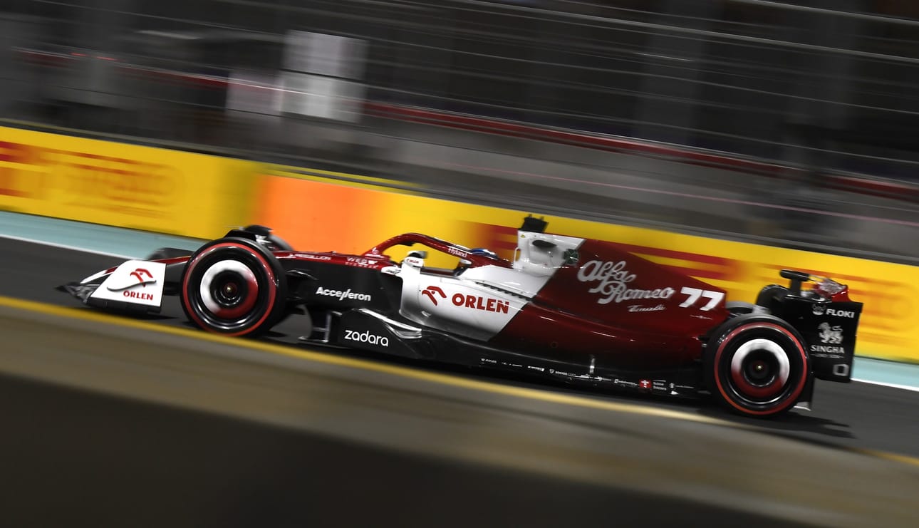 Valtteri Bottaksen Alfa Romeo sanoi työsopimuksen irti 38. kierroksella.