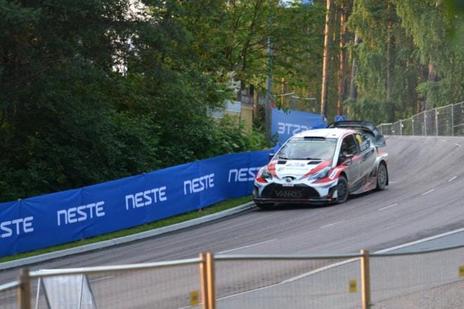 Perjantain viimeisellä erikoiskokeella Harju 2:lla Jari-Matti Latvala ajoi neljänneksi nopeimman ajan. KUVA: ELLA NURMI