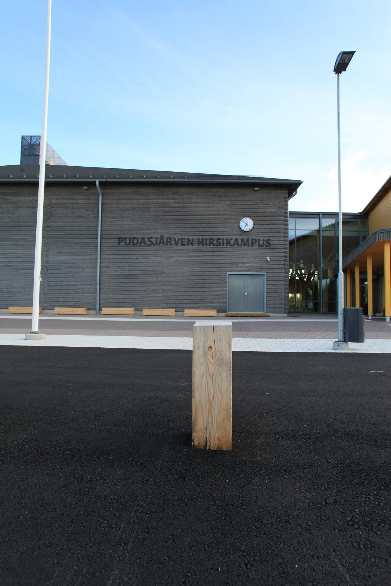 Pudasjärvelle valmistui hirskoulukampus viime vuonna.