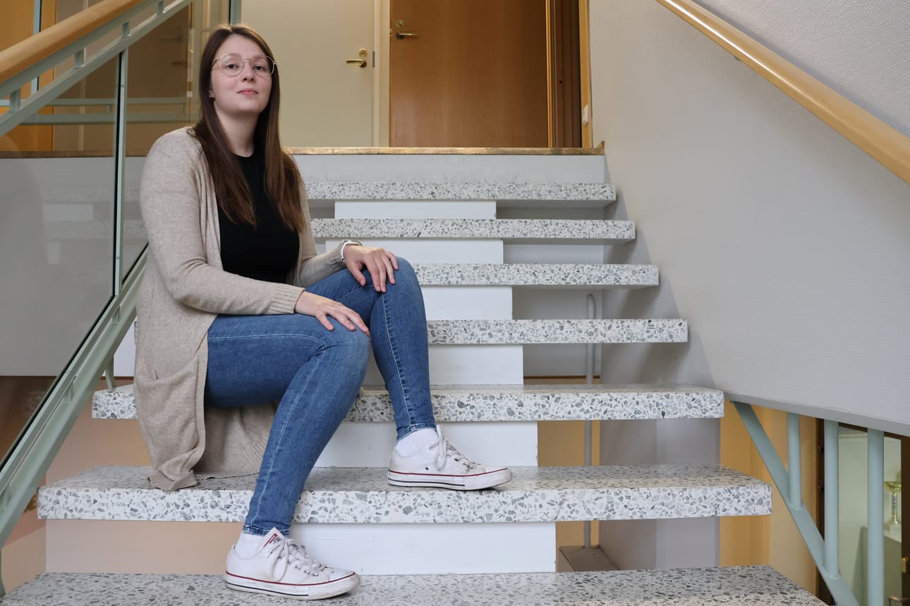 Yleensä muista kuvia ottava Jenni Kienokoski oli tällä kertaa itse kuvauskohteena. – Hyvää harjoitusta olla kameran tälläkin puolella, hän totesi iloisena.