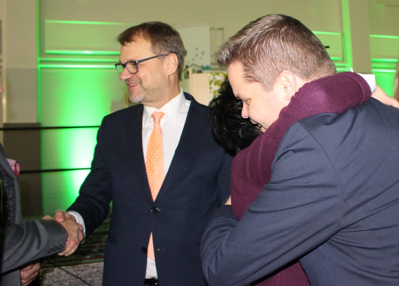 Jussi Ylitalo keräsi onnitteluja. Samoin pääministeri Juha Sipilä.