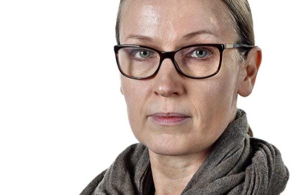Marja-Riitta Vuorela, kolumnikuva.