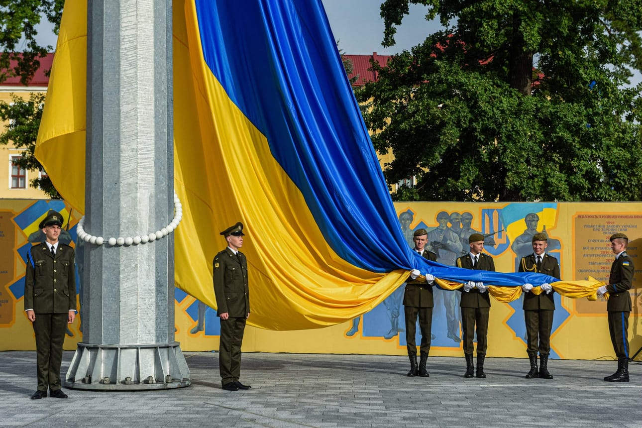 Ukrainassa juhlitaan tänään itsenäisyyspäivää. Lehtikuva/AFP