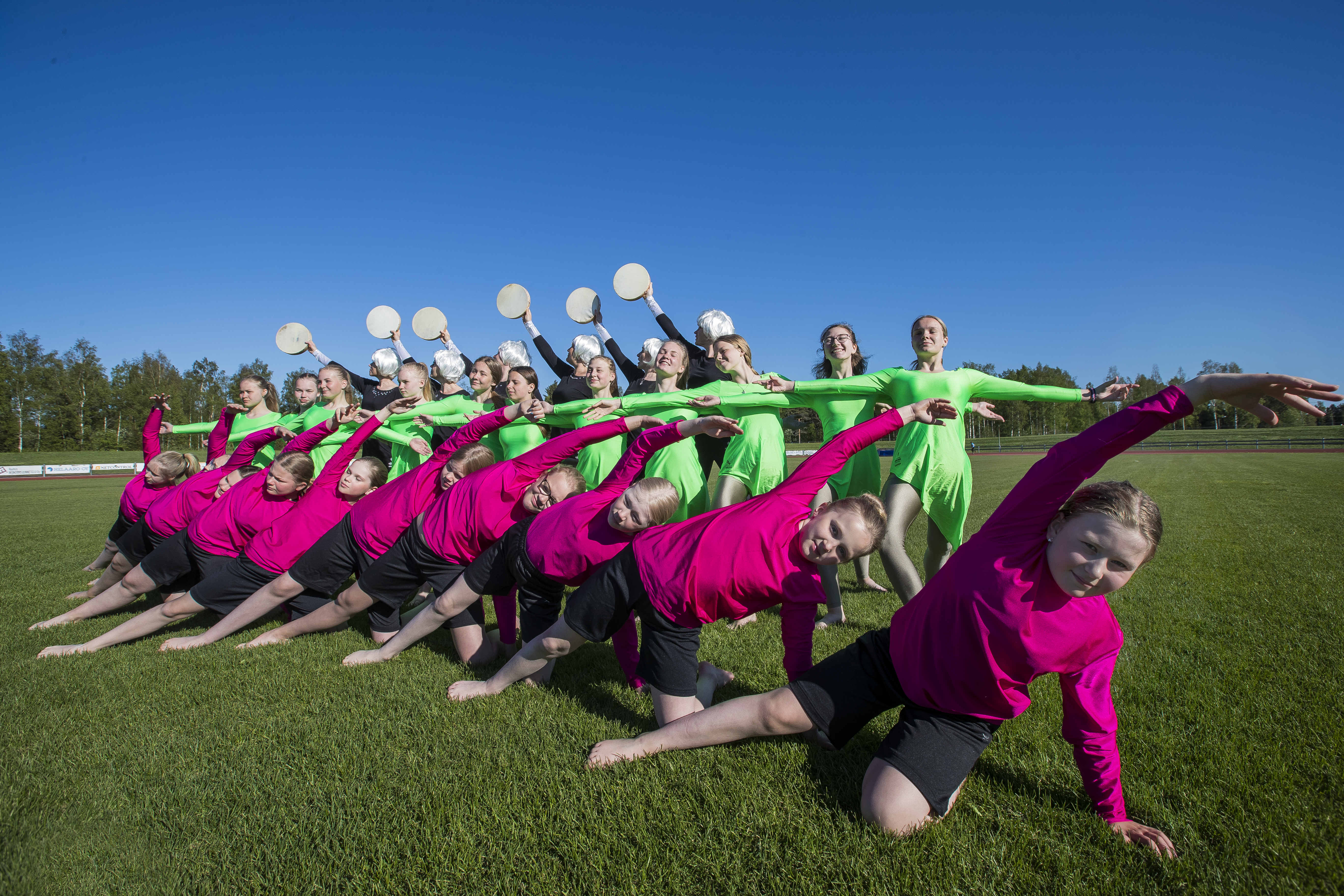 Raahen Naisvoimistelijat lähtee Gymnaestradaan.