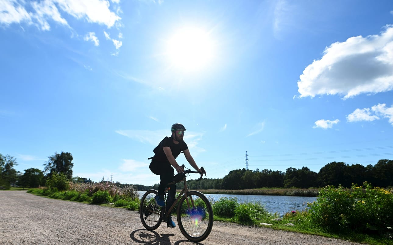 Viikonlopuksi ennakoidaan aurinkoista säätä suureen osaan maata. LEHTIKUVA / VESA MOILANEN