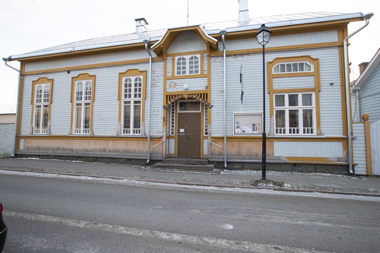Raahen teatterin ikkuna paljastuu lauantaina.i