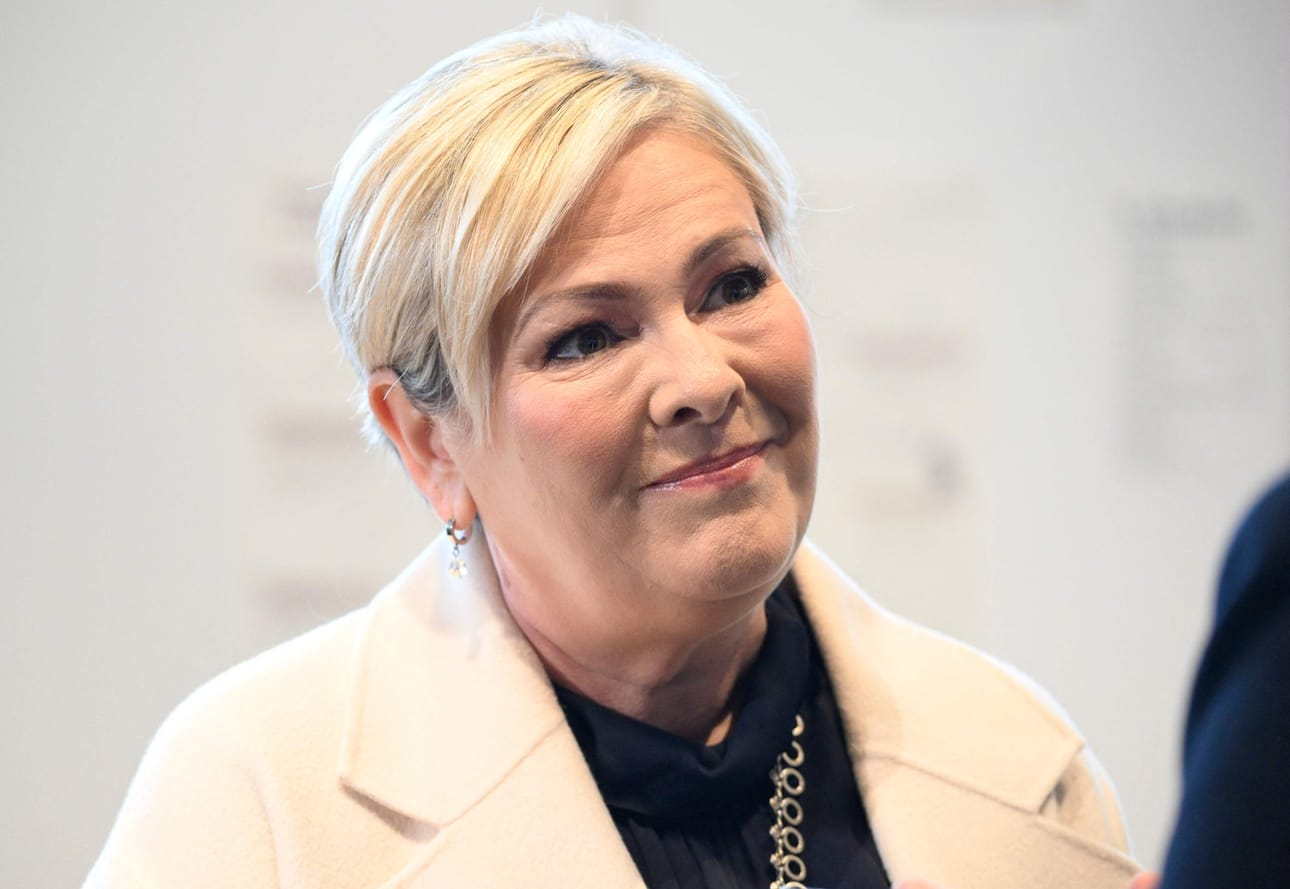 Alustavien tulosten perusteella Halla Tomasdottir oli saamassa noin 32 prosenttia äänistä. LEHTIKUVA / AFP