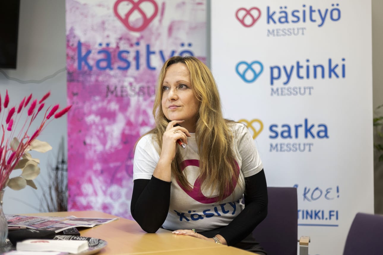 Pytinki Oy:n toimitusjohtaja Anne-Maj Lauri toteaa, että messut ovat iso taloudellinen ponnistus.