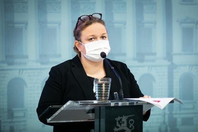 Perhe- ja peruspalveluministeri Krista Kiuru. Kuva: Arttu Laitala