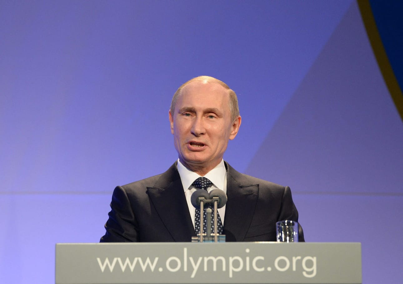 Vladimir Putinin hyökkäys Ukrainaan heikentää venäläisten asemaa kansainvälisessä urheilussa. Kuva on Sotshin olympialaisista vuodelta 2014.