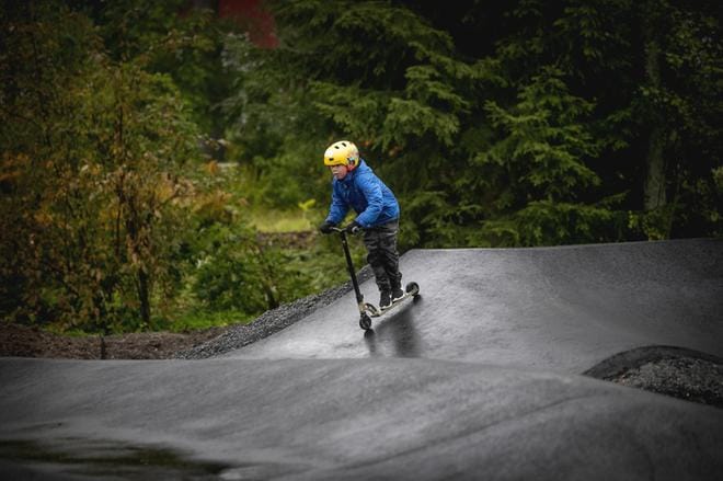 Esimerkiksi Soiniin on valmistunut tänä syksynä pumptrack-rata. Arkistokuva: Jaakko Elenius