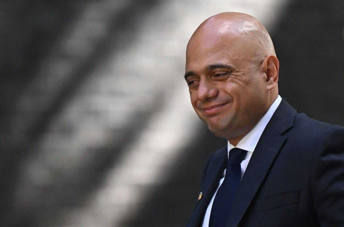 Tällä viikolla terveysministerin tehtävät jättänyt Sajid Javid haluaa konservatiivipuolueen johtoon pääministeri Boris Johnsonin tilalle. LEHTIKUVA/AFP