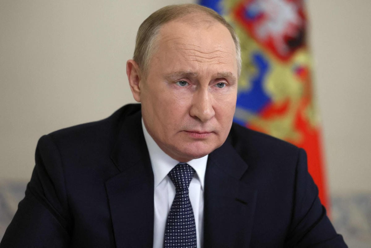 Kyseessä on Vladimir Putinin ensimmäinen valtiovierailu sitten Venäjän hyökkäyssodan alkamisen Ukrainassa. LEHTIKUVA/AFP