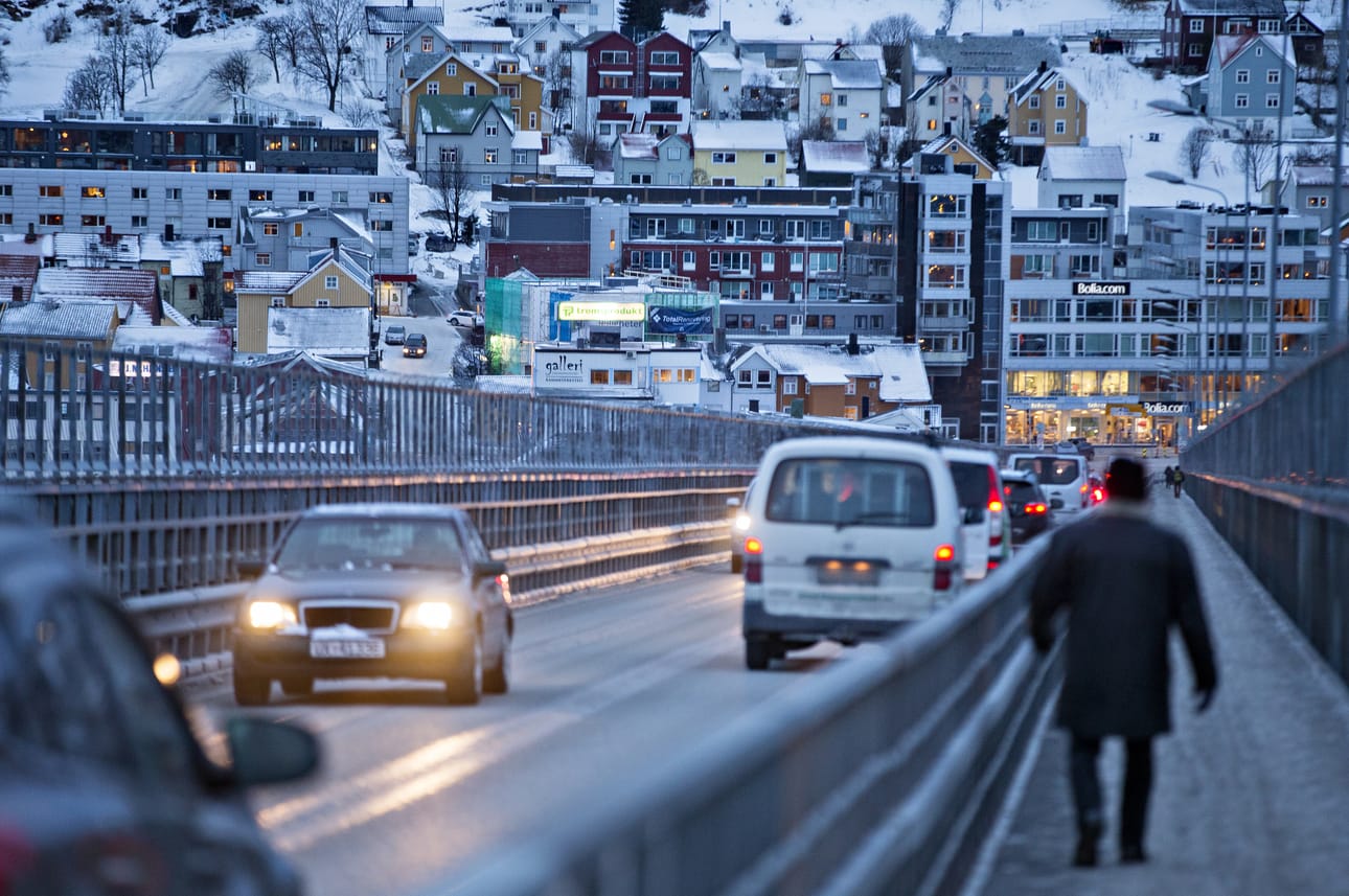 Pohjois-Norjan Tromssa on suosittu lomakohde.