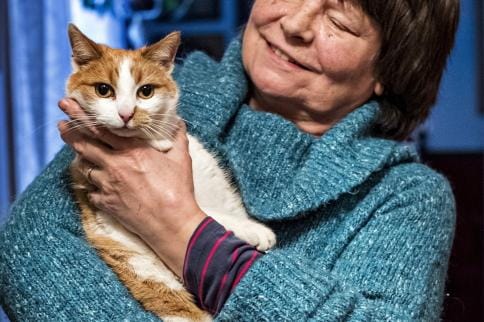 Ritva Karhulan Paju-kissa osaa kaivaa metsästäjän itsestään. KUVA: CLAS-OLAV SLOTTE