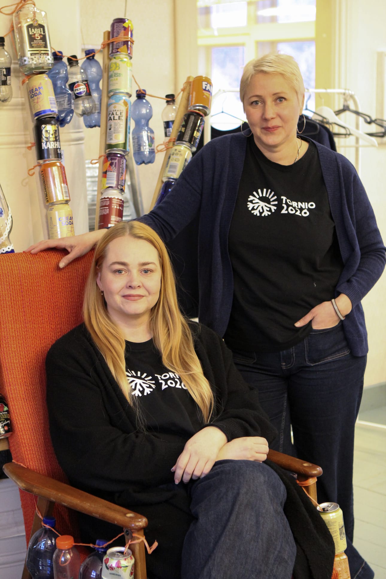 Tornion kaupungin kulttuurikehittäjä Essi Ojanperä ja tapahtumatuottaja Jenni Nuorala vastaavat kulttuuripääkaupunkivuoden tapahtumien koordinoinnista Tornion osalta.