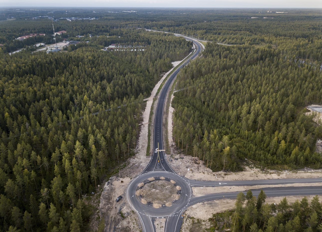 Raitotien jatko avataan liikenteelle maanantaina 10. syyskuuta.
