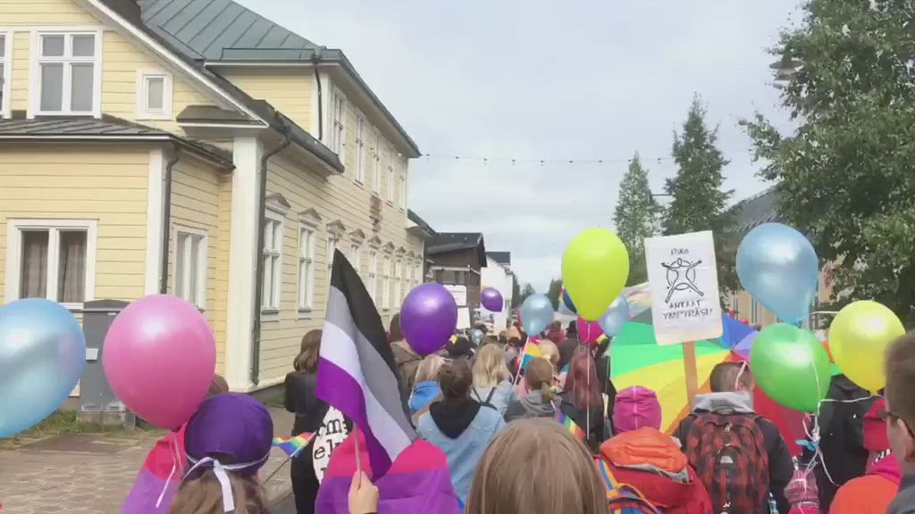 Pride-kulkue Torniossa