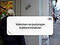 Joulukukan muotiväri on valkoinen