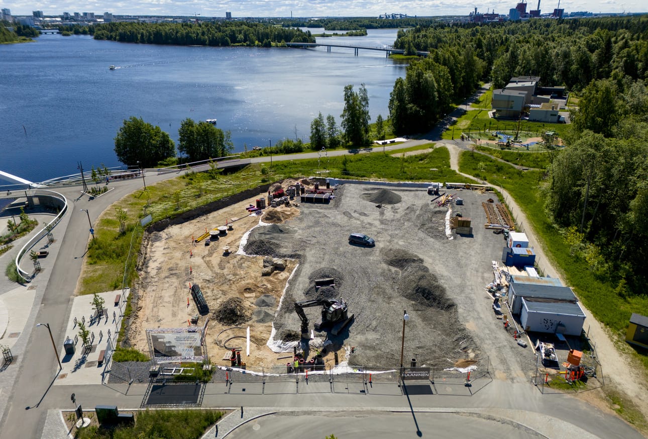 Terassitalot rakennetaan osoitteeseen Vaakunakyläntie 12.