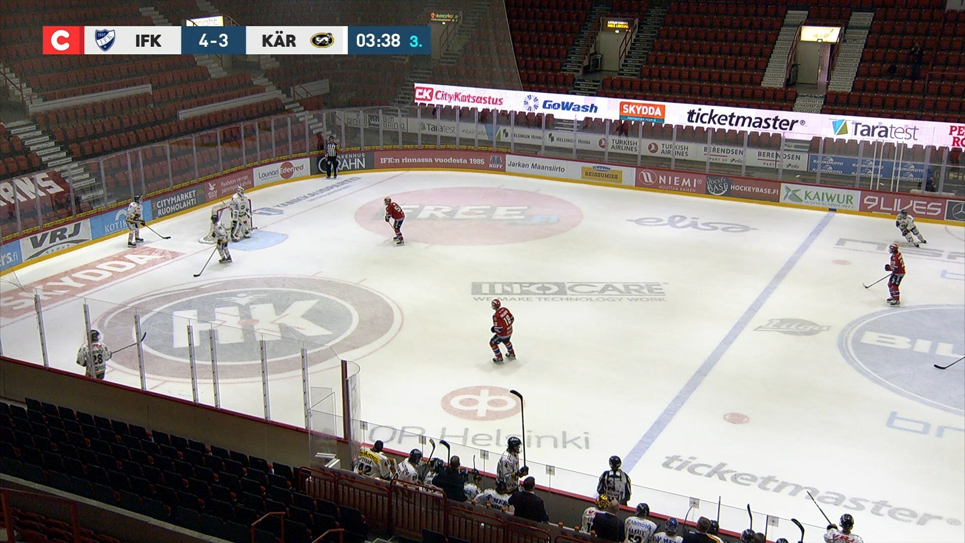 Näin Kärpät tasoitti tilanteeksi 4–4