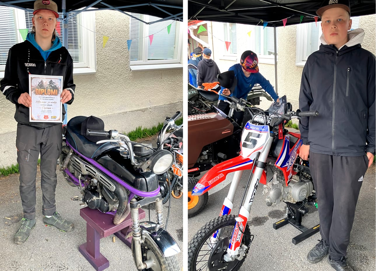 Julius Hautasen (oik.) Apollo RFX oli yleisön suosikki. Hautasen mukaan samankaltaisen tapahtuman voisi järjestää uudelleenkin. Paavo Antilan Suzuki PV50 oli Mc Club Härmän valinta. Antila oli mielissään, että oppilaiden toiveet huomioitiin tapahtumaa suunnitellessa.