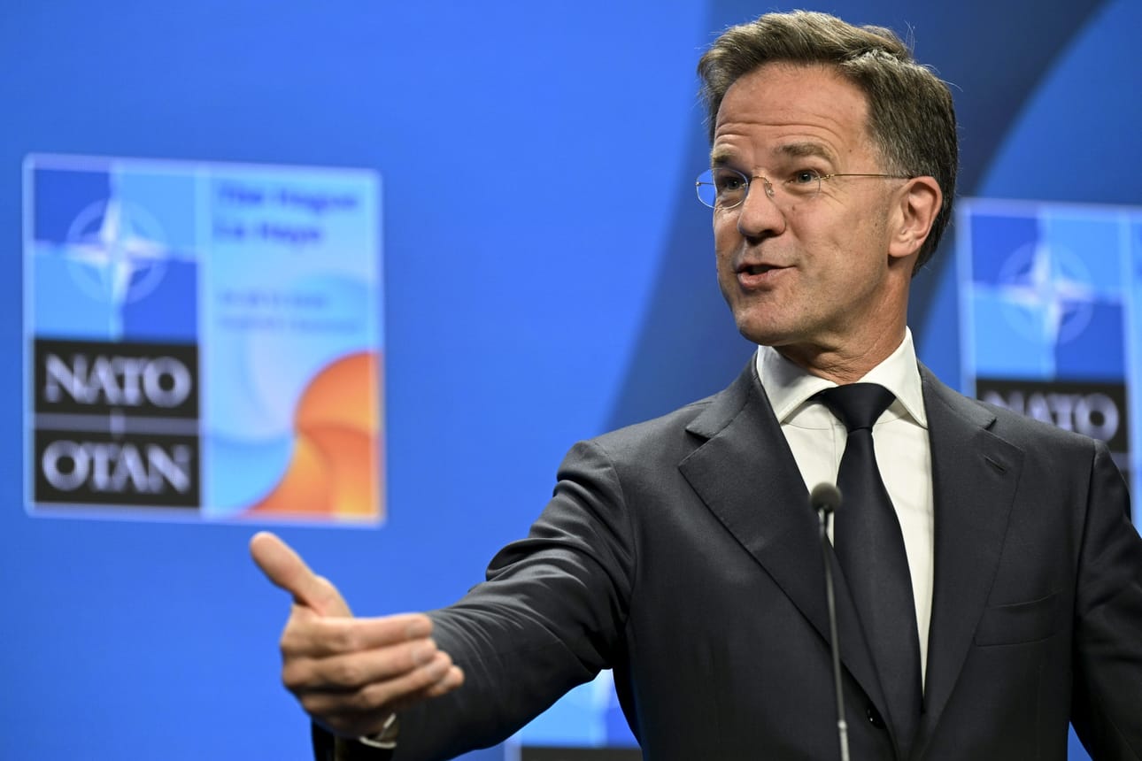 Mark Rutte on Naton pääsihteeri. LEHTIKUVA / Emmi Korhonen