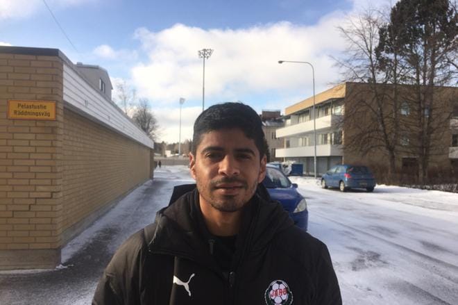 Jaron tuorein hankinta Luis ”Macue” Robles on tottunut talvioloihin, sillä hänen vaimonsa perhe asuu Denverissä USA:ssa. KUVA: TAPIO LEHTINEN
