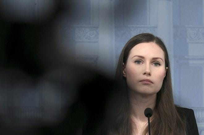 Pääministeri Sanna Marin. LEHTIKUVA / MARKKU ULANDER