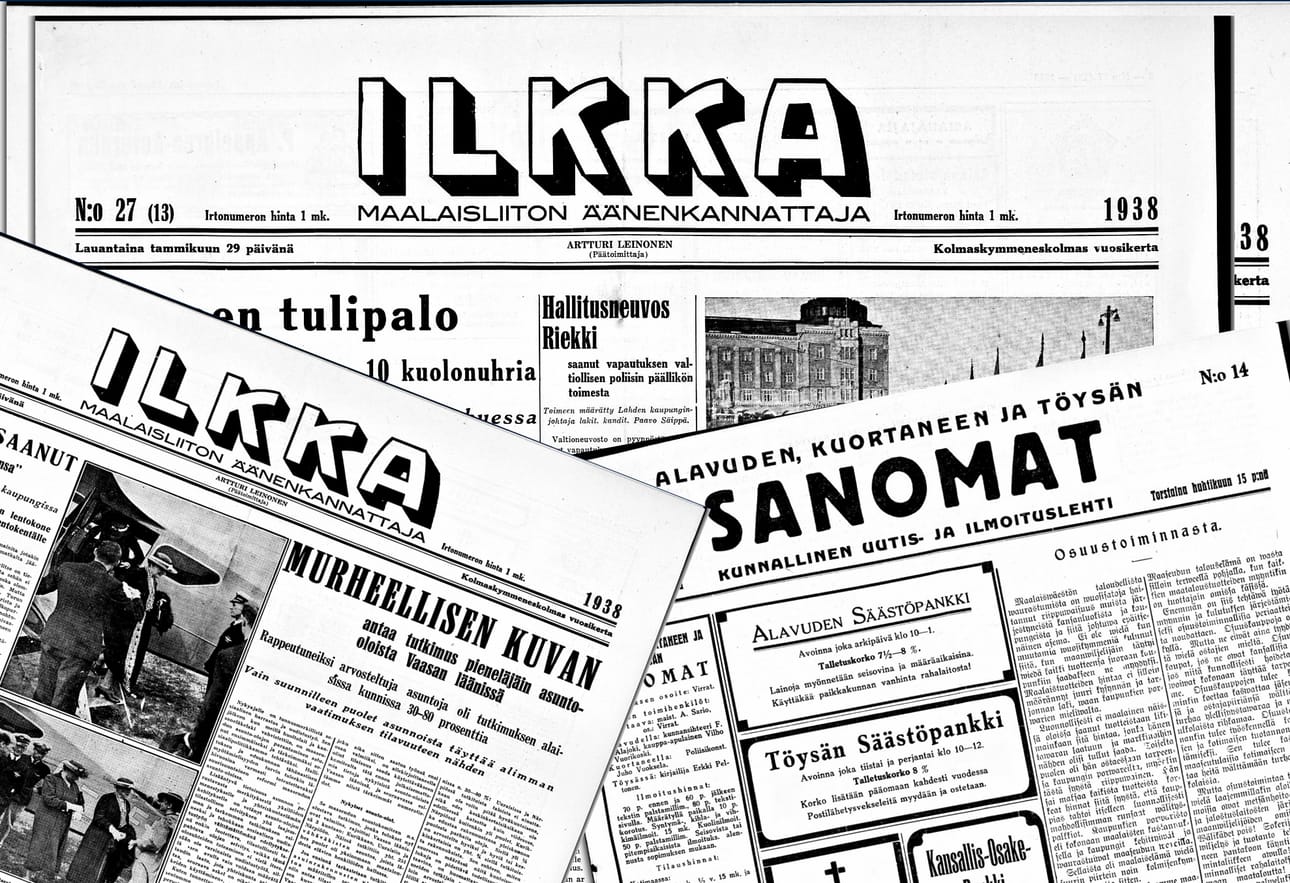 Pilotti tuo digitoituja sanomalehtiä muun muassa Alavuden kirjastoon. Tarkoitus on kerätä kokemuksia, voitaisiinko pilotti laajentaa myös muihin yleisiin kirjastoihin.