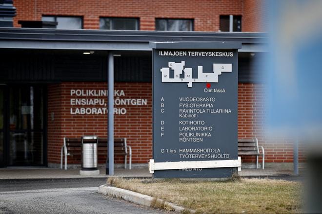 $ID/NormalParagraphStyle:Korona-altistuminen Ilmajoen terveyskeskuksessa. Arkistokuva: Tomi Kosonen