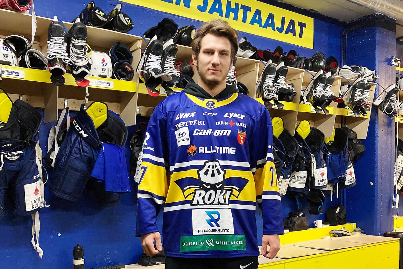Roman Poluvytnov saapui Rovaniemelle juniorisarja MHL:stä.