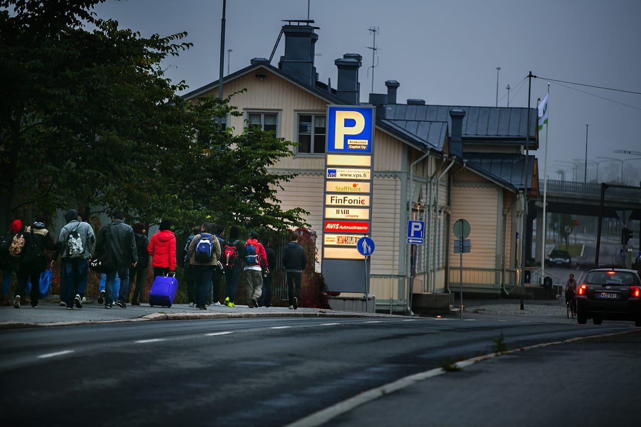 Turvapaikanhakijoiden määrän äkillinen kasvu näkyi vuonna 2015 Vaasassakin. Vastaanottokeskusten paikkamäärä on sittemmin pudonnut kymmenesosaan. Arkistokuva.