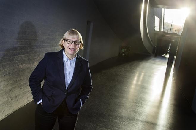 JSN:n puheenjohtaja Elina Grundström sanoo, että lehdistönvapauden säilymisen puolesta täytyy olla jatkuvasti valppaana. KUVA: Mauri Ratilainen