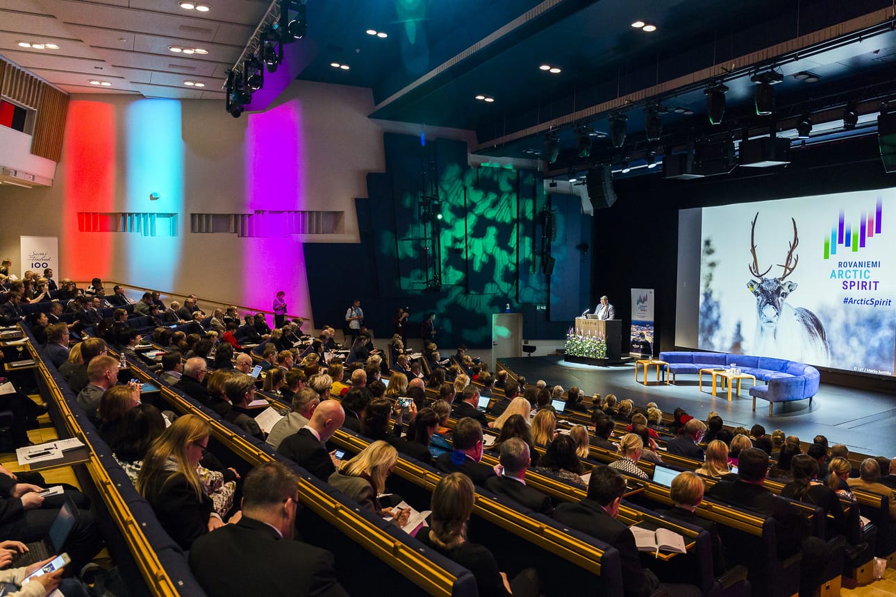 Rovaniemi Arctic Spirit järjestettiin edellisen kerran vuonna 2017. Ohjelmaan kuului muun muassa ulkoministeri Timo Soinin puheenvuoro Lappia-talolla.