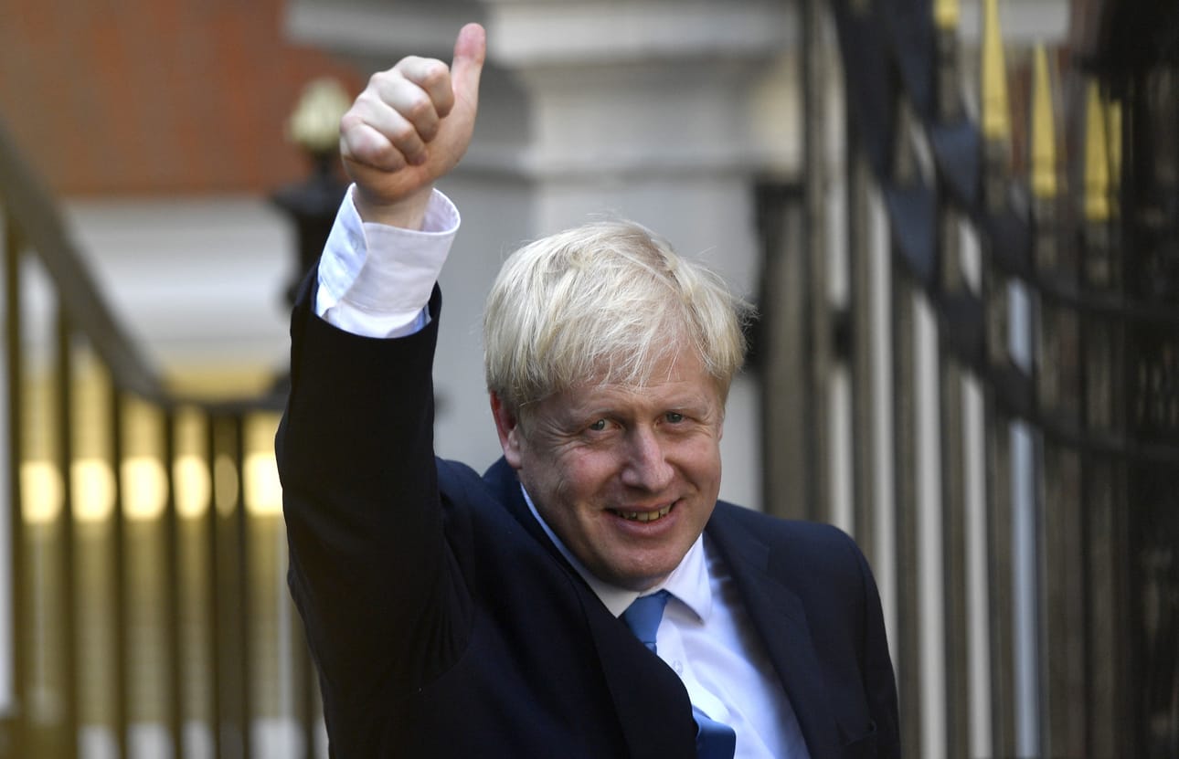 Boris Johnson aloitti uuden hallituksen kokoamisen keskiviikkona.