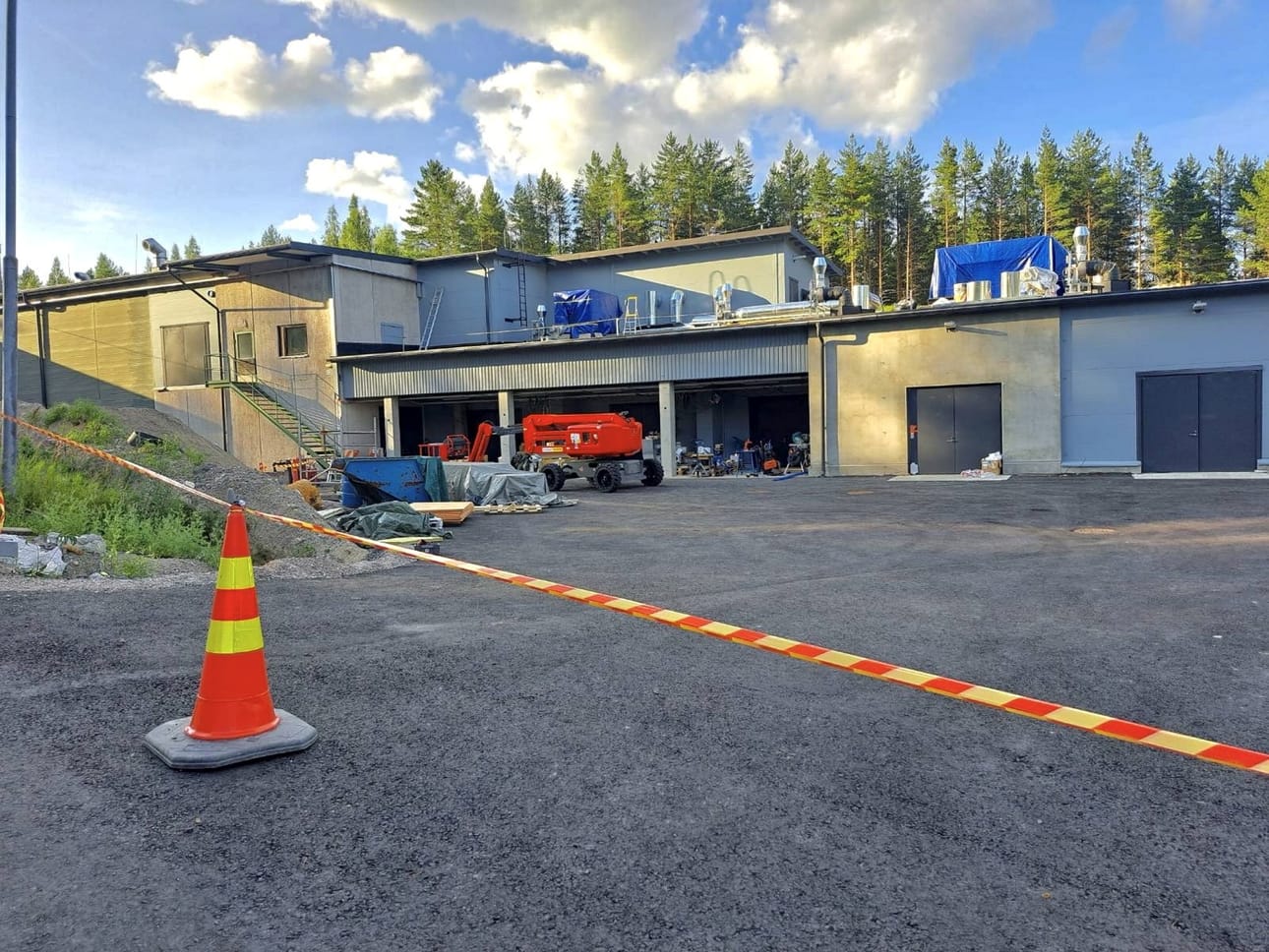 Otkes on julkaissut X-viestipalvelussa kuvan onnettomuuspaikasta.