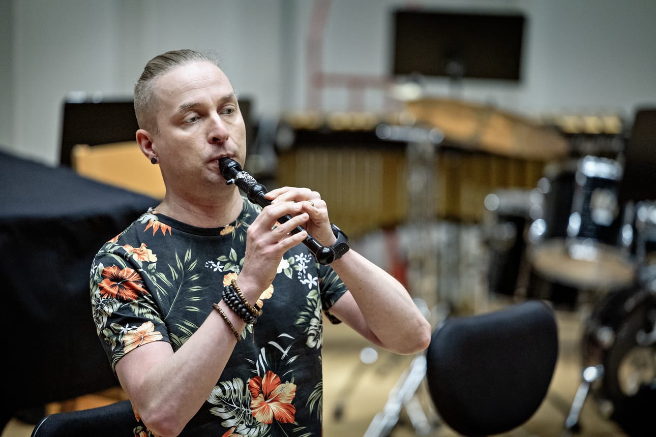 Eero Saunamäki konsertoi Seinäjoella.