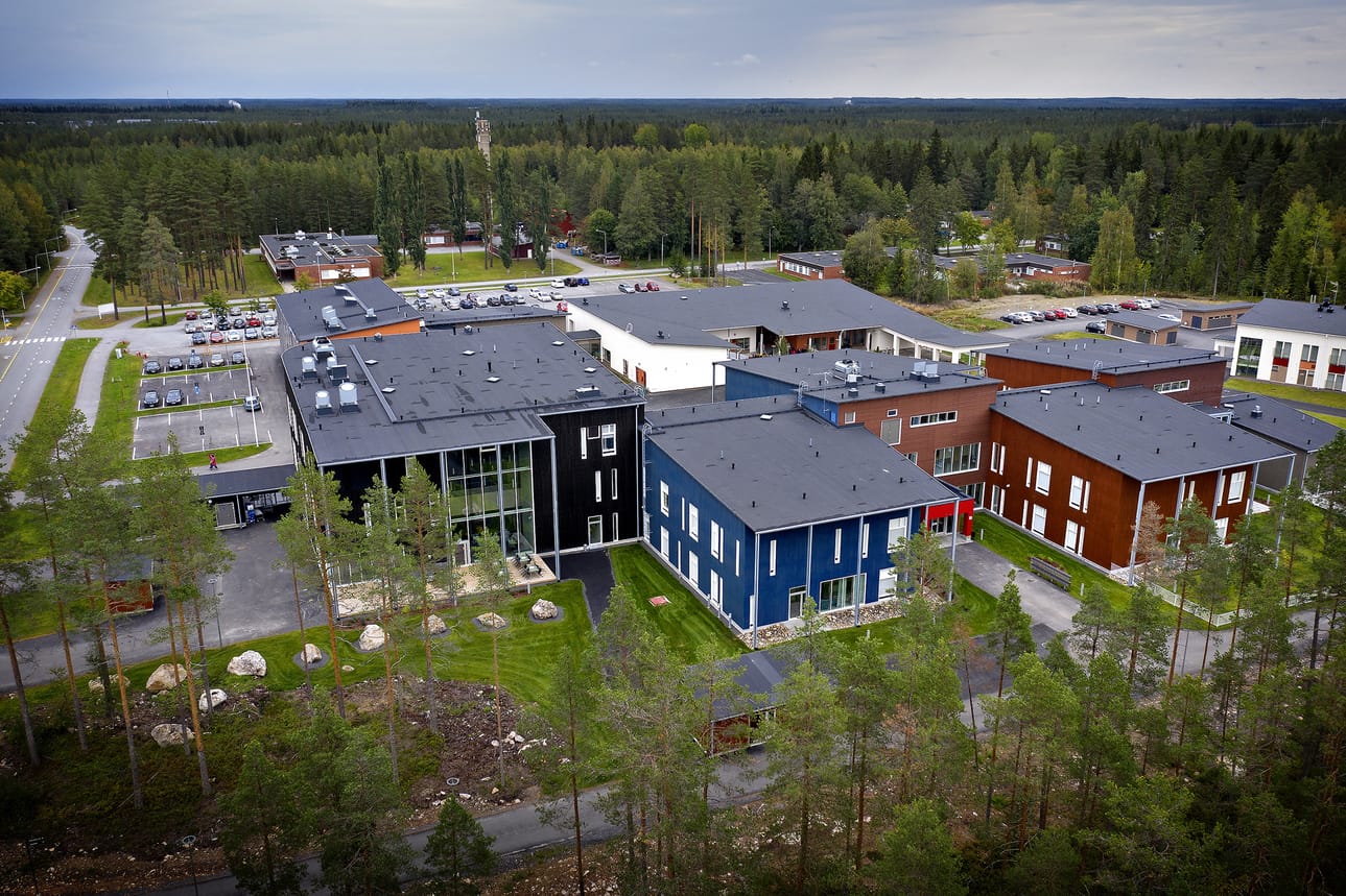 Tuki- ja osaamiskeskus Eskoon keskushallinto on alueella, jonka erityishuoltopiirin kuntainliitto sai lahjoituksena Seinäjoen kaupungilta 1960-luvulla. Arkistokuva.