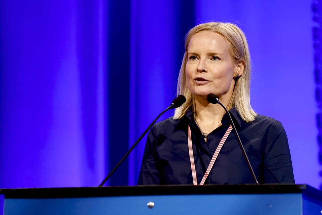 Perussuomalaisten puheenjohtaja Riikka Purra. Arkistokuva.