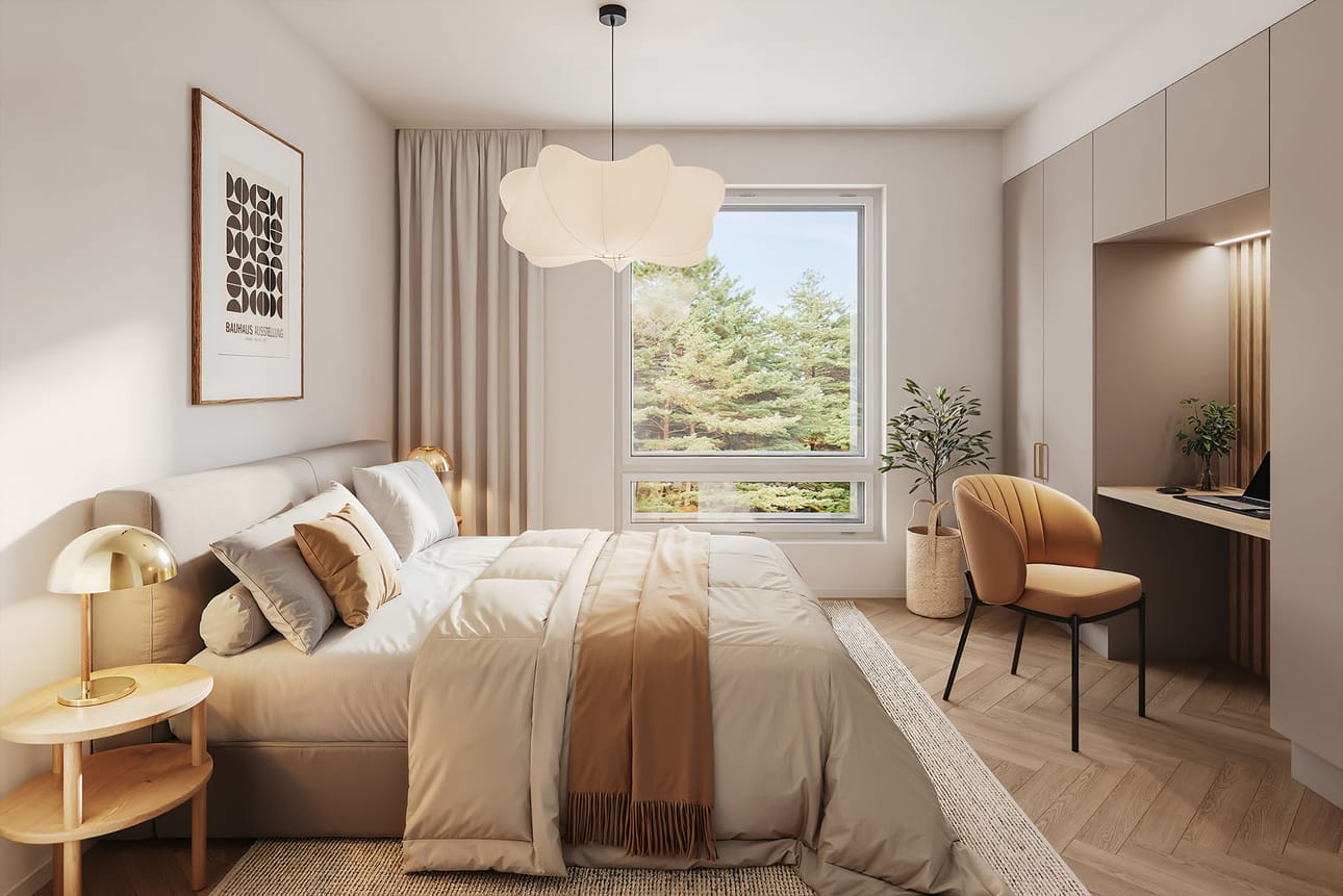 Kodit ovat suunniteltu toimiviksi ja helposti muunneltaviksi.