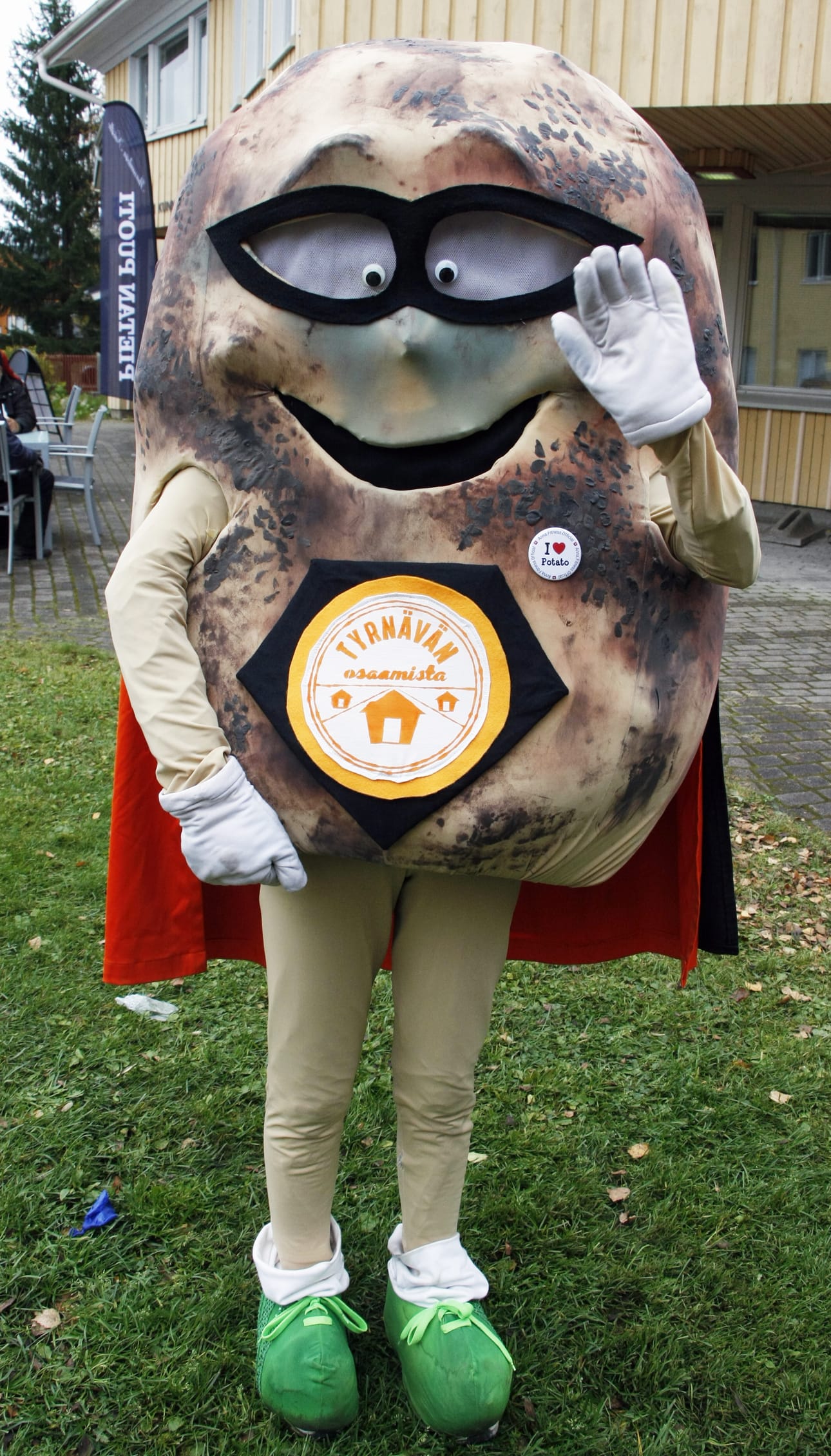 Perunamarkkinoiden oma maskotti.