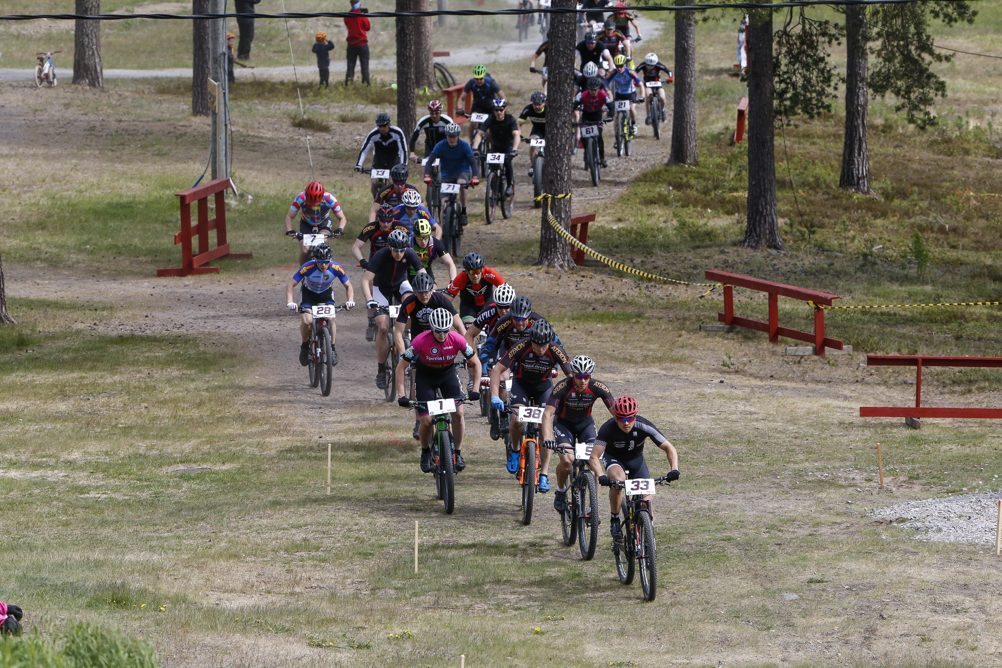Maastopyöräkisa Raahen hiihtomajalla.
Raahe Cycling Club
Raahe XC 2018 maastopyöräkilpailu, Sanerall MTB-cup