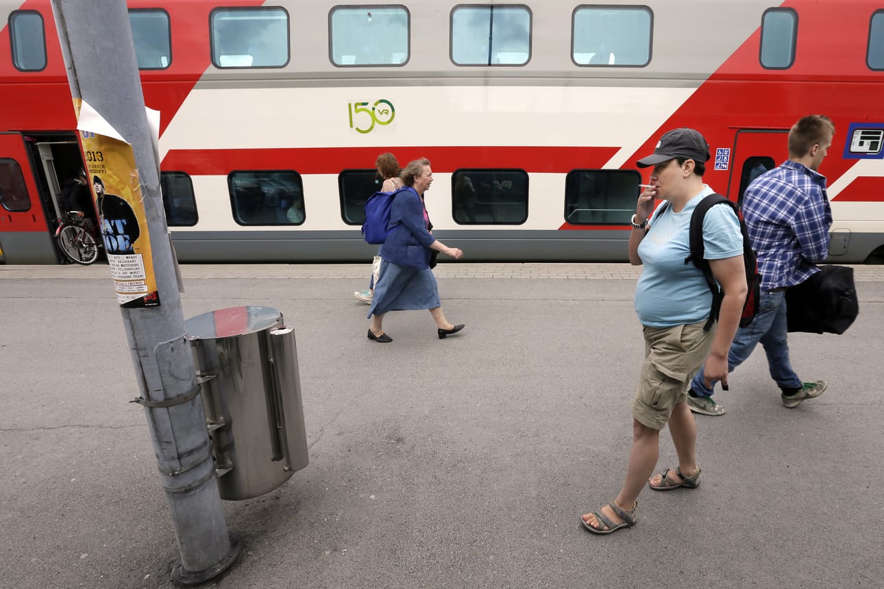 juna, oulun rautatieasema, vr