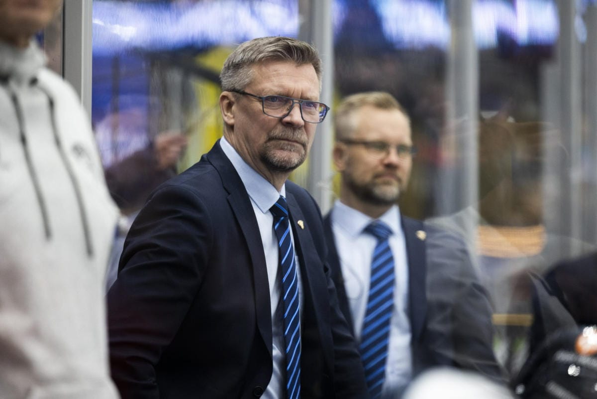 Suomen miesten jääkiekkomaajoukkueen päävalmentaja Jukka Jalonen. LEHTIKUVA / Matias Honkamaa