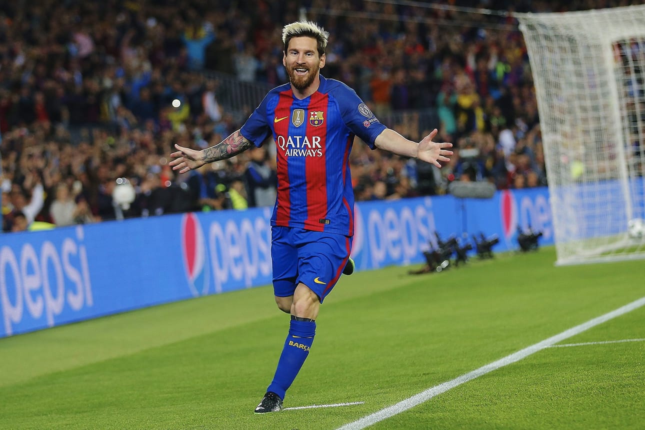 Lionel Messi onnistui maalinteossa kolme kertaa keskiviikkoillan Mestarien liigan ottelussa.