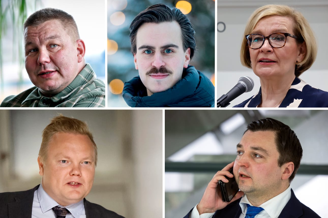 Juha Mäenpää (PS), Matias Mäkynen (SDP), Paula Risikko (Kok.), Antti Kurvinen (Kesk.) ja Joakim Strand (RKP) analysoivat eduskunnan puhekulttuuria ja syitä siihen.