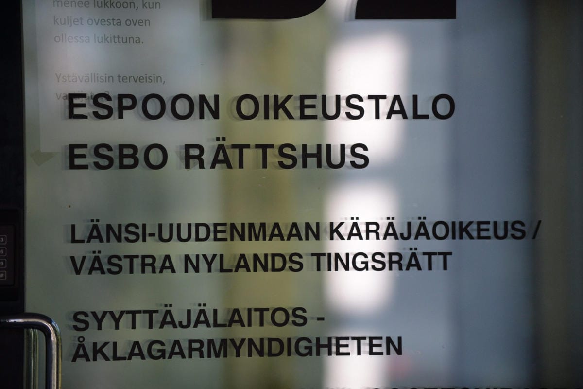 Käräjäoikeus antaa asiassa välituomion tai lopullisen käräjätuomion ensi viikon torstaina. LEHTIKUVA / Mikko Stig